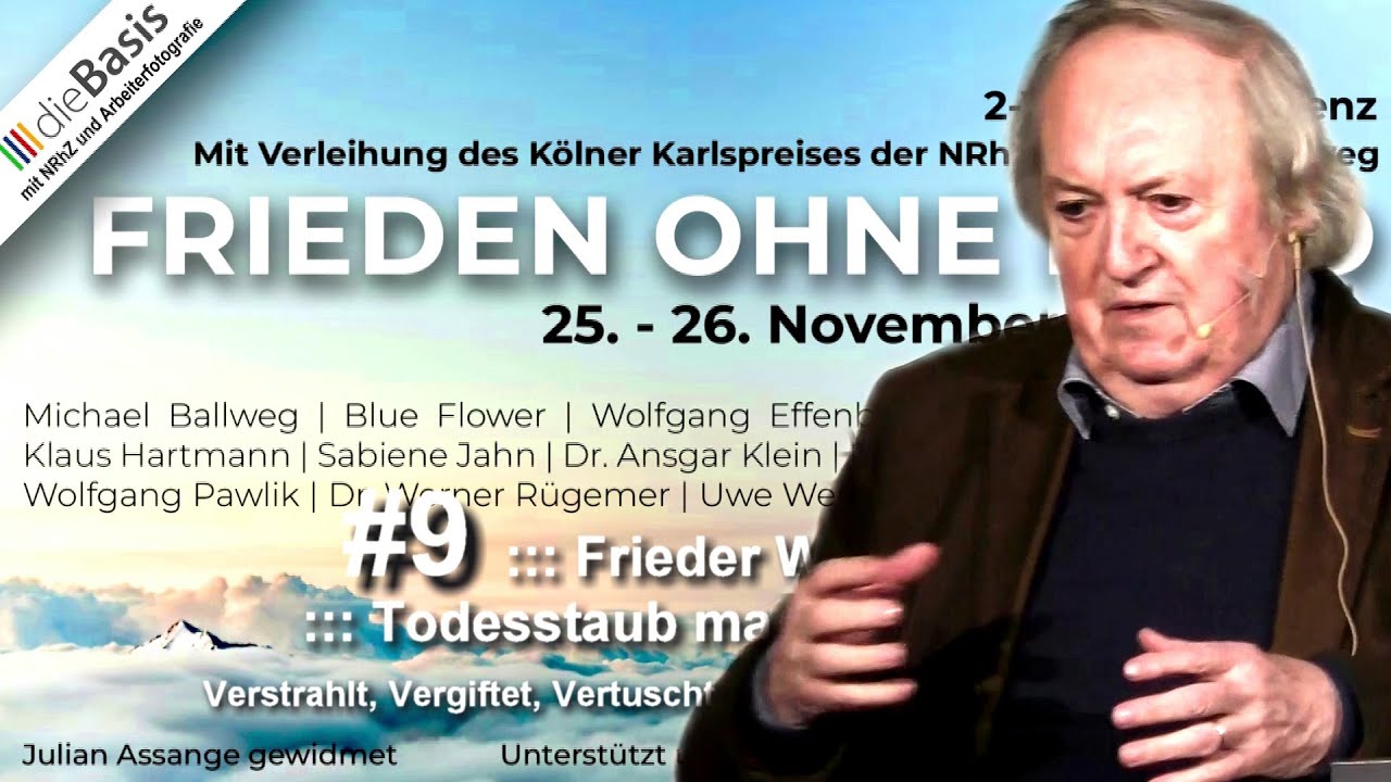 FRIEDEN OHNE NATO #9 ::: konferenz in köln ::: #9 frieder wagner ::: todesstaub made in USA