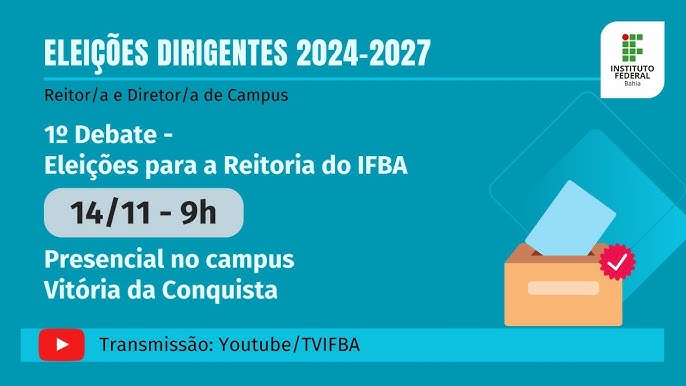 IFBA Campus Jequié realiza I Seminário de Profissões — IFBA - Instituto  Federal de Educação, Ciência e Tecnologia da Bahia Instituto Federal da  Bahia