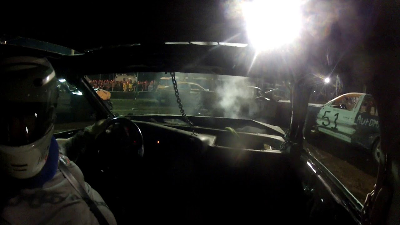 2017 Durham Fair 4cyl Demo Derby YouTube