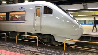 北陸本線金沢駅 681系しらさぎ回送が発車