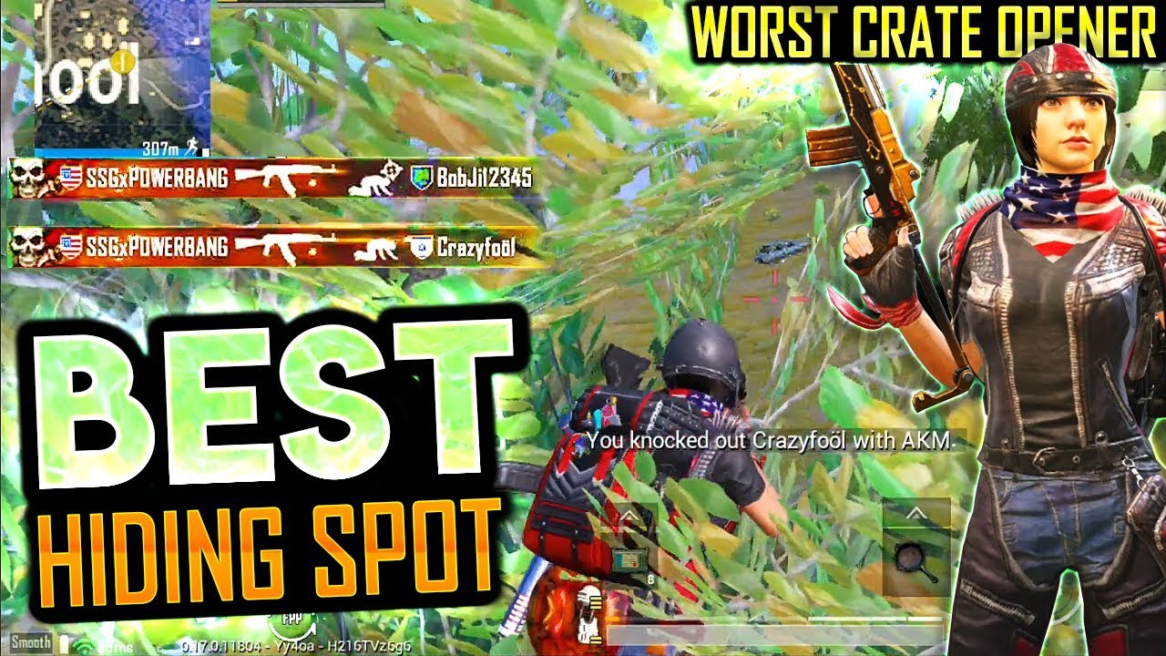 BEST SECRET SPOT IN PUBG MOBILE + WORST CRATE OPENING