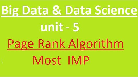 #BigData&DataScience unit 5 part 1 rgpv