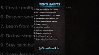 Men's do✅ not boys ❌ #menhood #trending #discipline #