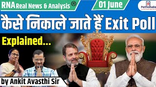 कैसे निकाले जाते हैं Exit Poll...Explained..by Ankit Avasthi Sir #exitpoll2024 #loksabhelection2024