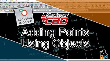 MicroSurvey CAD How to: Adding Points Using Objects | Bench Mark