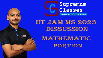 IIT JAM  MS -2023 | Mathematics  portion complete solution | 9599757904
