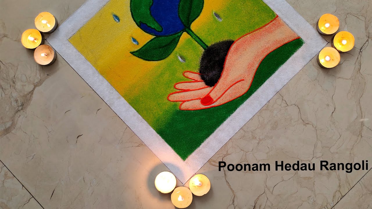 Save Earth Save Nature Rangoli Competition | World Environment Day ...