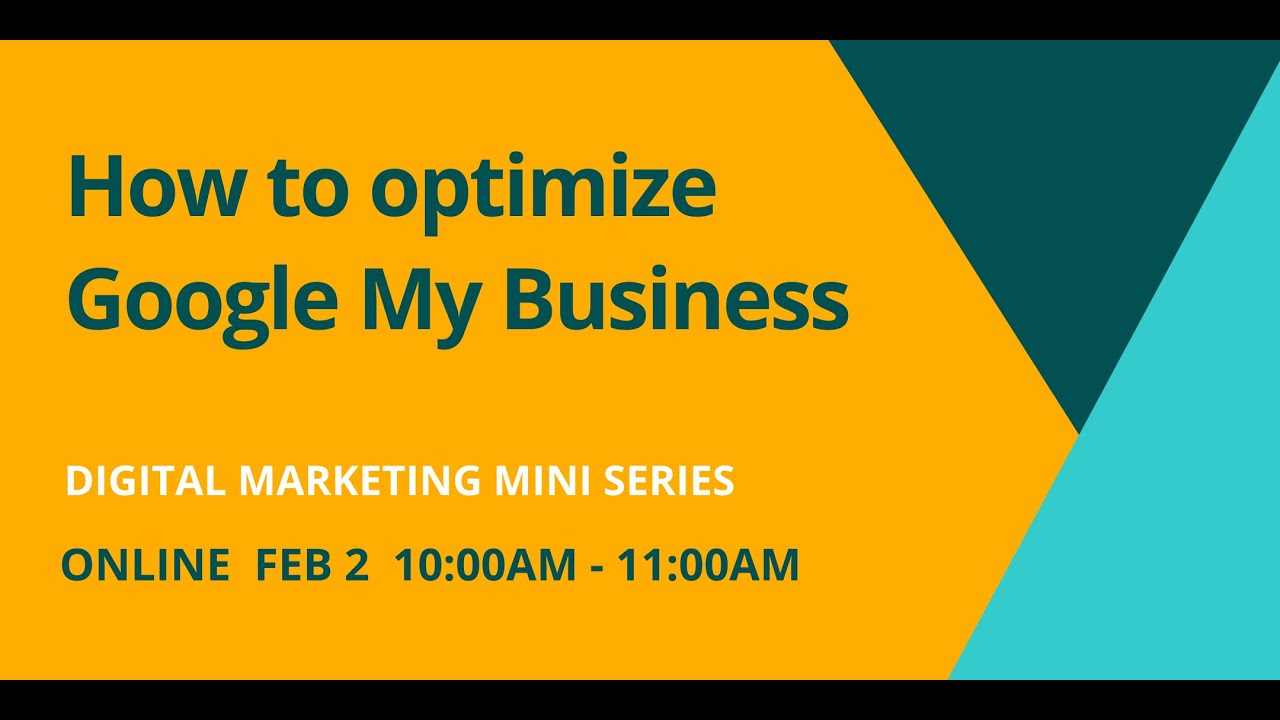 Digital Marketing: How to optimize Google My Business - YouTube