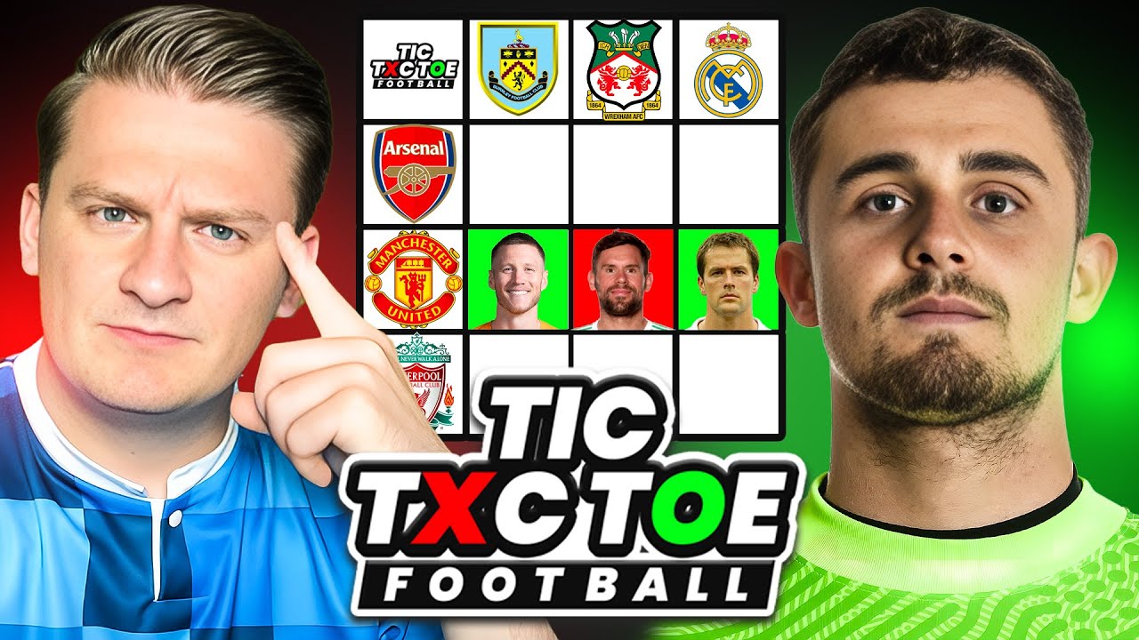 Football Tic Tac Toe with the England B Team Podcast, featuring Europe