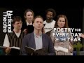 Poetry for every day of the year national theatre talks