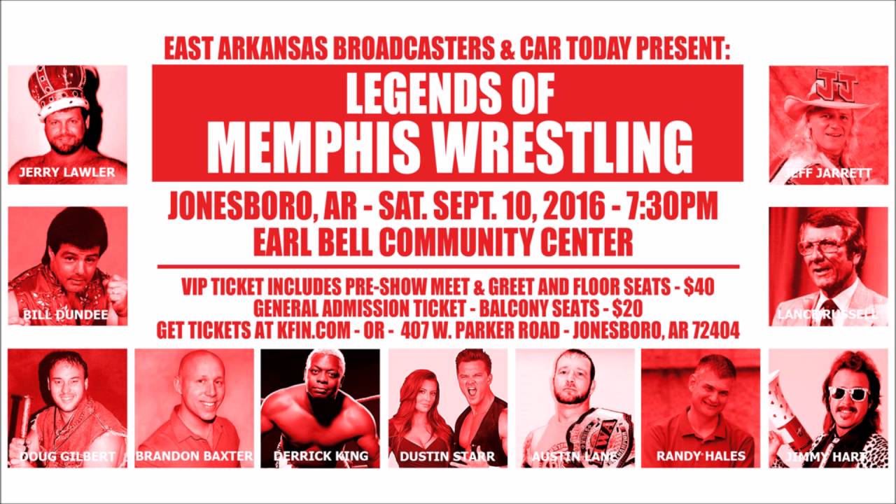 Legends of Memphis Wrestling Reunion - Lance Russell Radio Commercial