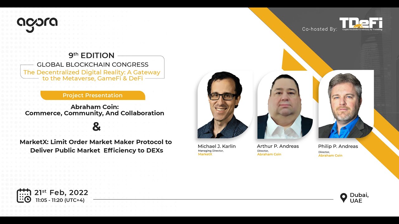 Presentation | MarketX & Abraham Coin