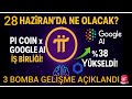 Pi Coin Google Ortaklığı Geliyor? | Pi2Day Öncesi Yapay Zeka ve Chainlink BOMBASI! Pi Network Son..