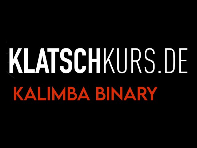 Kalimba Patterns 1 - Klatschkurs - Rhythm Reading - by Kristof Hinz