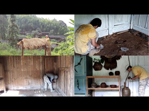Renovate old house in the countryside || Build a garden & paint the