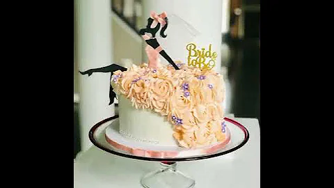 Bride to be cake designs ideas #ytshorts#beauty #look#youtubeshorts#cakedecorating#bridetobe