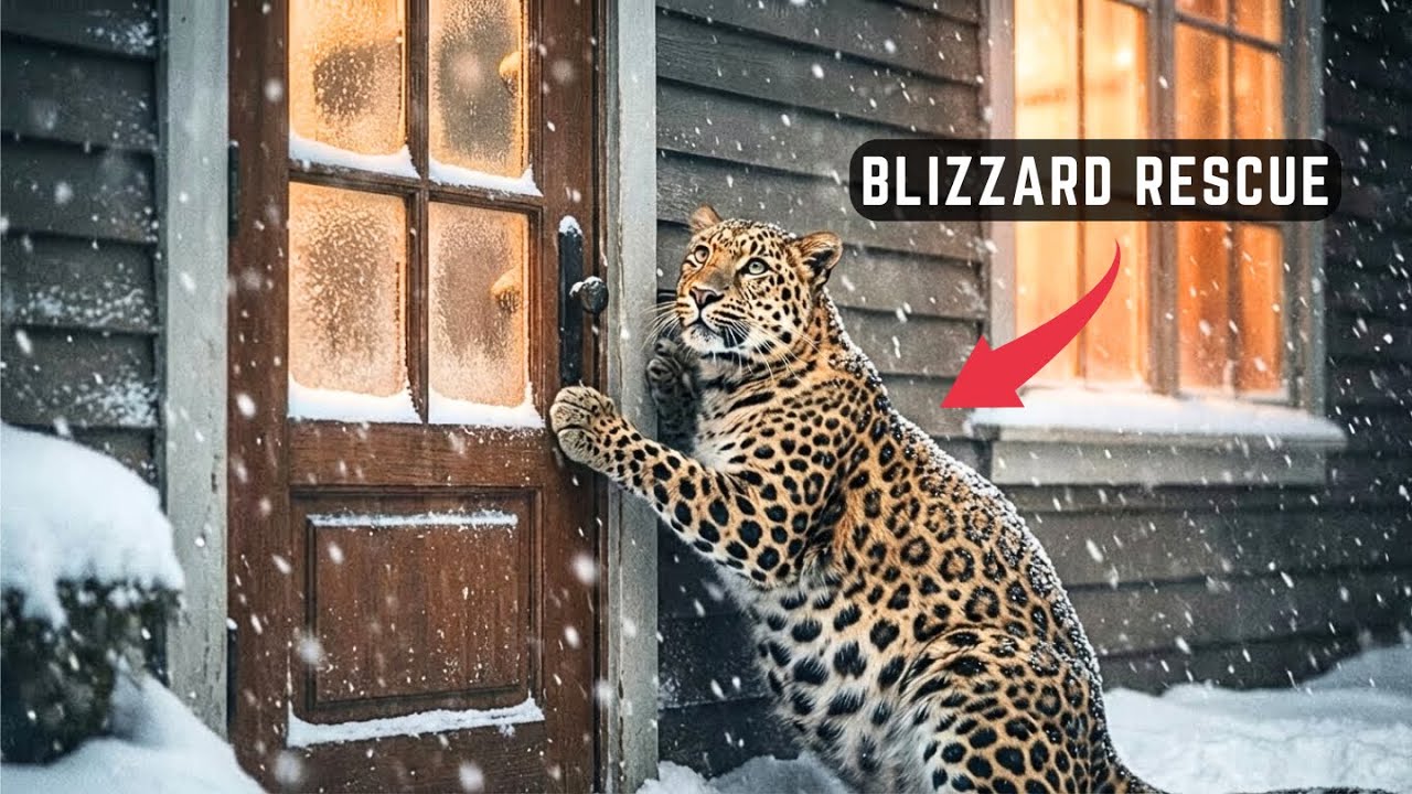 Почему вас шокирует вид беременной леопардихи, постучавшей в дверь рейнджера