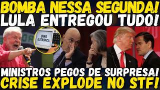 BOMBA NESSA SEGUNDA! LULA SE ENTREGOU! VAI DESISTIR DO CARGO DE UMA VEZ POR TODAS STF DESESPERADO!
