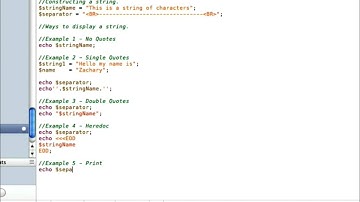 PHP Strings - Part (2/4)