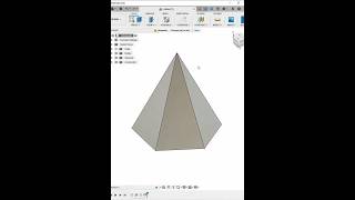 Fusion 360 for Beginner | Hexagonal Pyramid | Basic Shapes in Fusion 360