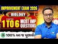 Std 12 Biology Ch 1 to 6 Part - B Most IMP🔥| Improvement Exam 2026 | Vidyakul Special 🎯