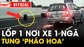 Pha PHẢN CHỦ CỦA LỐP XE… xe một nơi lốp một ngã khiến ô tô "RỘ PHÁO HOA" trên đường | Tin SaigonTV