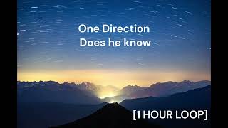 One Direction - Does he know [1 HOUR LOOP]