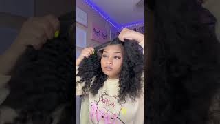 water wave air cap glueless wig #eullairhair #humanhairwigs #hdlacefrontalwig #hairwig