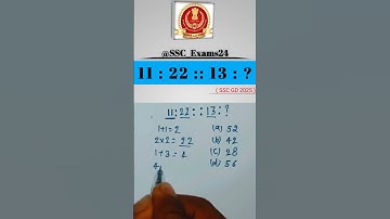 लुप्त संख्या ज्ञात करना सीखें | SSC GD Exam 2025 | RPF CONSTABLE Exam Learn to find missing numbers.
