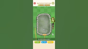 Tricky Minds Level 47 Clean the pool for the girl to swim #trickyminds