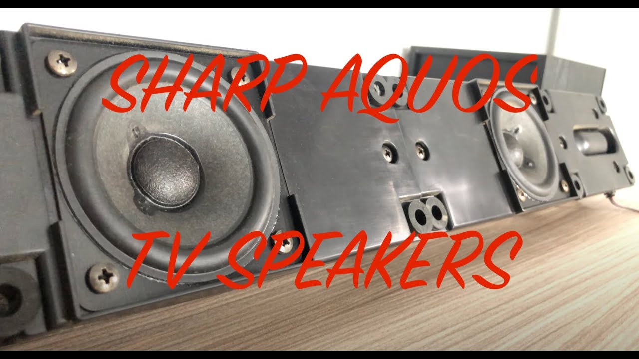 SHARP AQUOS TV SPEAKERS Bass Test YouTube
