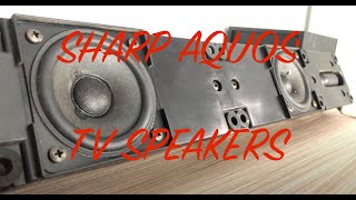 SHARP AQUOS TV SPEAKERS - Bass Test