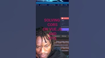SOLVE VITE CORS ERROR. BEST WAY #laravel #VUE #VITE #VUETIFY #CORS