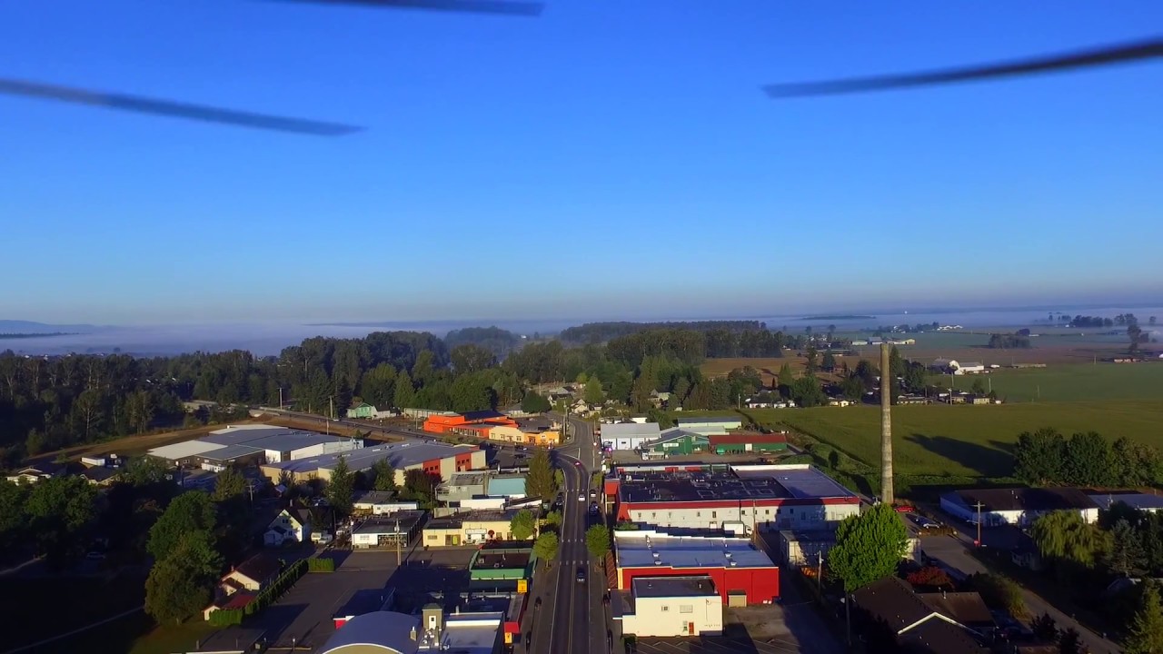 Early Morning Flight through Everson WA, 200ft, 3.5 miles, 35mph
