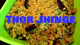 Thor Jhinge - Banana Stem with Ridged Gourd