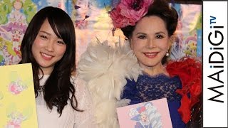 川栄李奈「声だけなので難しい」デヴィ夫人と公開アフレコ　劇場版「プリパラみ～んなのあこがれ♪レッツゴー☆プリパリ」公開アフレコ1　#Rina Kawaei　#event