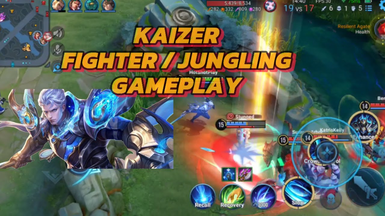 KAIZER FIGHTER / JUNGLING GAMEPLAY HOK | HONOR OF KINGS
