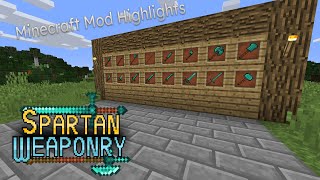 Mod Highlight: Spartan Weaponry! - Minecraft 1.12.2