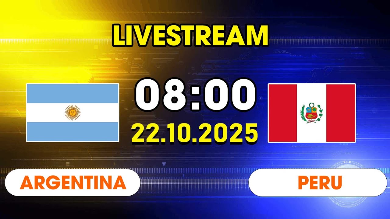 🔴 Argentina vs Peru | The clash of pride and perseverance