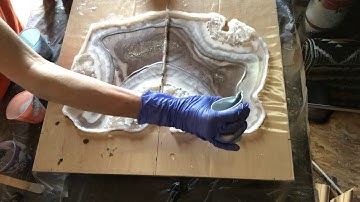 #3 Layer 2 Part 1 Resin Free Form Geode