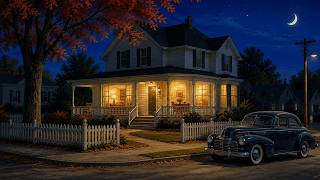 1940s, a calm autumn night on the porch | soft oldies from inside the house | sleep, relax screenshot 4
