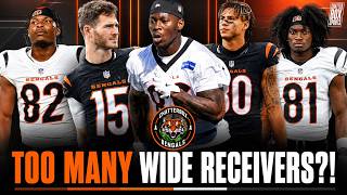 Cincinnati Bengals Have TOO MANY NFL Caliber Wide Receivers! Who Gets Cut? | Breakdown, Analysis