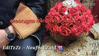 കലങങളള നയ ജവനയ ചർനന നഞചൽ. Noufiya Zaid