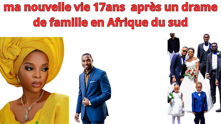 MA NOUVELLE VIE 17 ANS APRES UN DRAME FAMILIALE  EN AFRIQUE DU SUD  ELLE TEMOIGNE