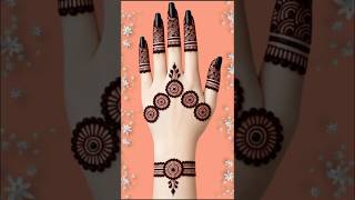 Beautiful Easy Flower Mehndi Design | Mehandi Ka Design #shorts #ytshorts #trending
