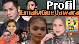 HERE ARE THE CAST PROFILES FOR THE SOAP OPERA: EMAK GUE JAWARA
