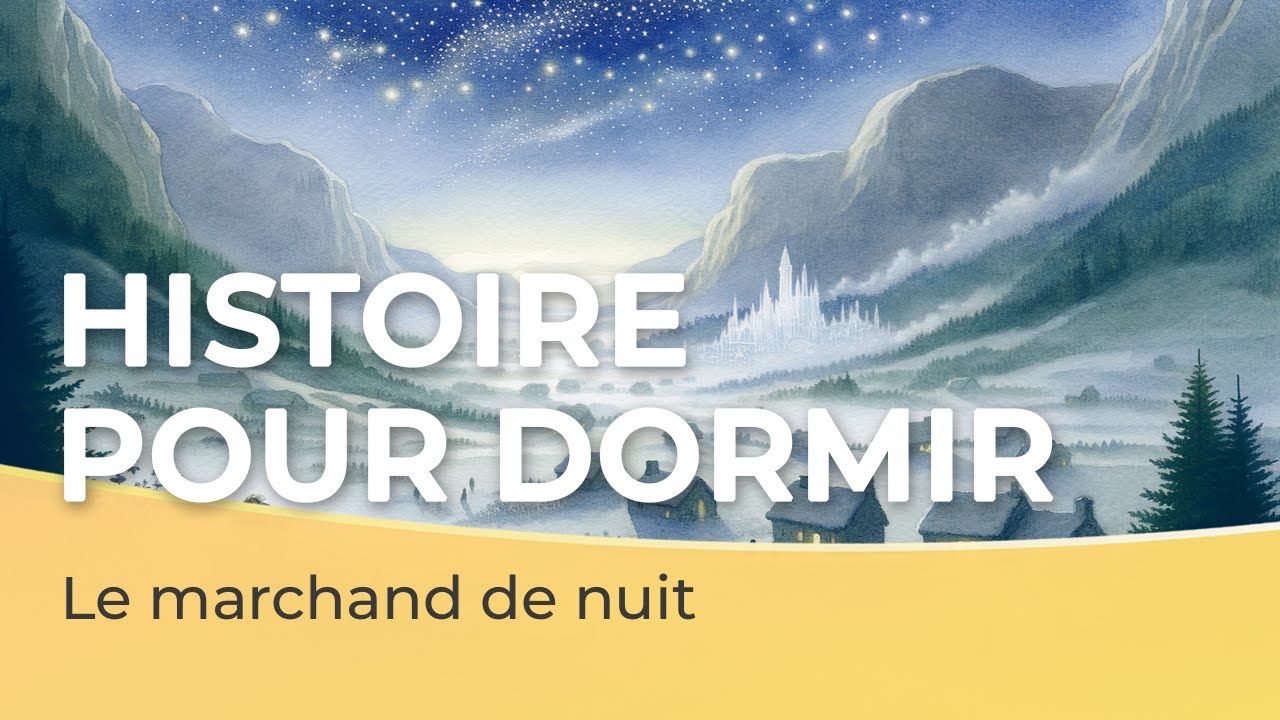 Histoire pour dormir 🌅😴 | Le marchand de nuit | Voix homme