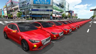Ultimate Red Car Collection in City Traffic 🚗_3D Driving class Games 🔥| Realistic Driving Simulator screenshot 1