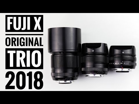 Fuji X Series Original Trio in 2018 | 18mm f2, 35mm f1.4, 60mm f2.4