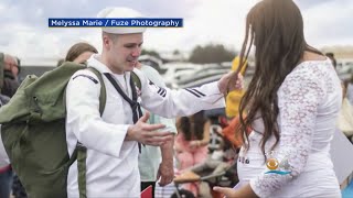 Celebrity Navy Wife Reveals Pregnancy At Husband's Homecoming Wealth